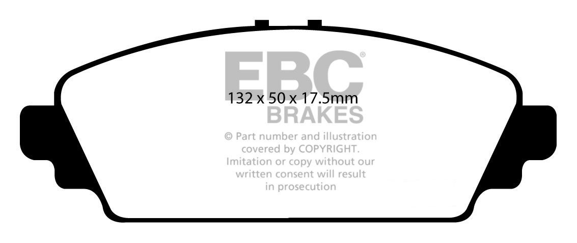 EBC Brakes HONDA Civic 2.0 Type-S (EV1) 2002-2003 Remblokken voo