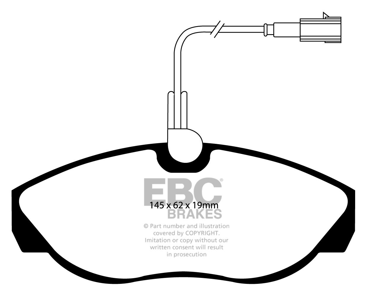 EBC Brakes CITROEN BEDRIJFSWAGEN Relay (Q14)/Jumper 2.5 D 99-200