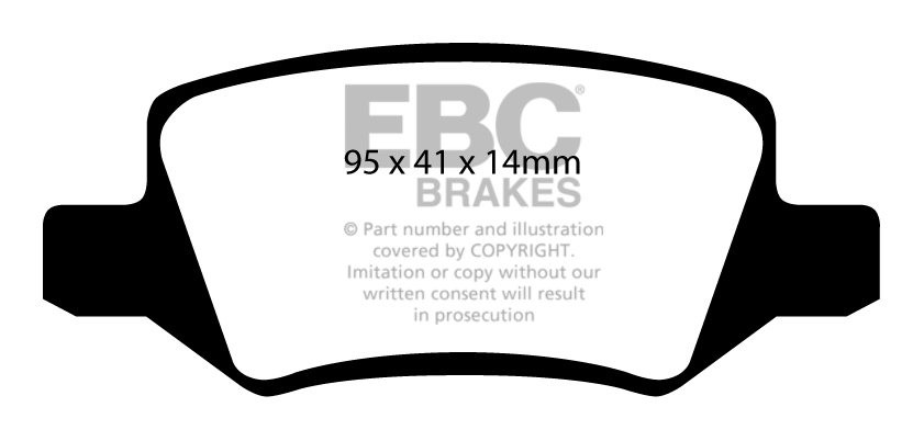 EBC Brakes MERCEDES B-Class (W245) B200 (2.0 Turbo) 2005-.. Remb