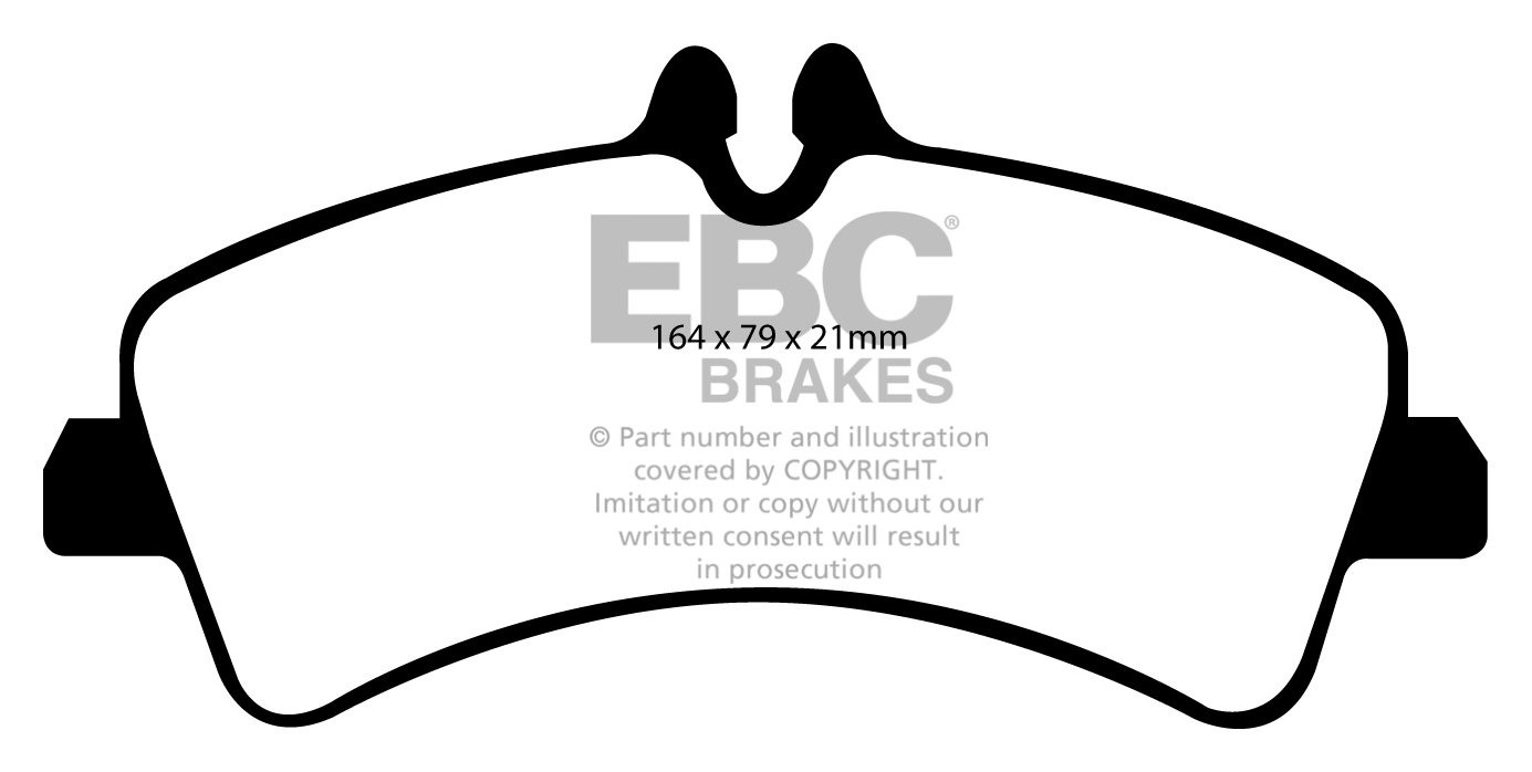 EBC Brakes MERCEDES BEDRIJFSWAGEN Sprinter 519D 3.0 TD 2009-.. R