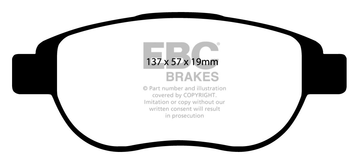 EBC Brakes CITROEN Berlingo Multispace 1.6 D (92) ESP 2005-2008