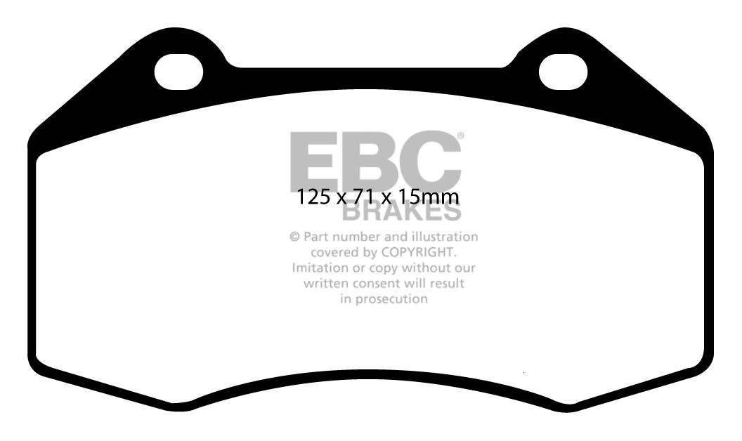 EBC Brakes RENAULT Clio 2.0 (197) 2006-.. Remblokken voorzijde r
