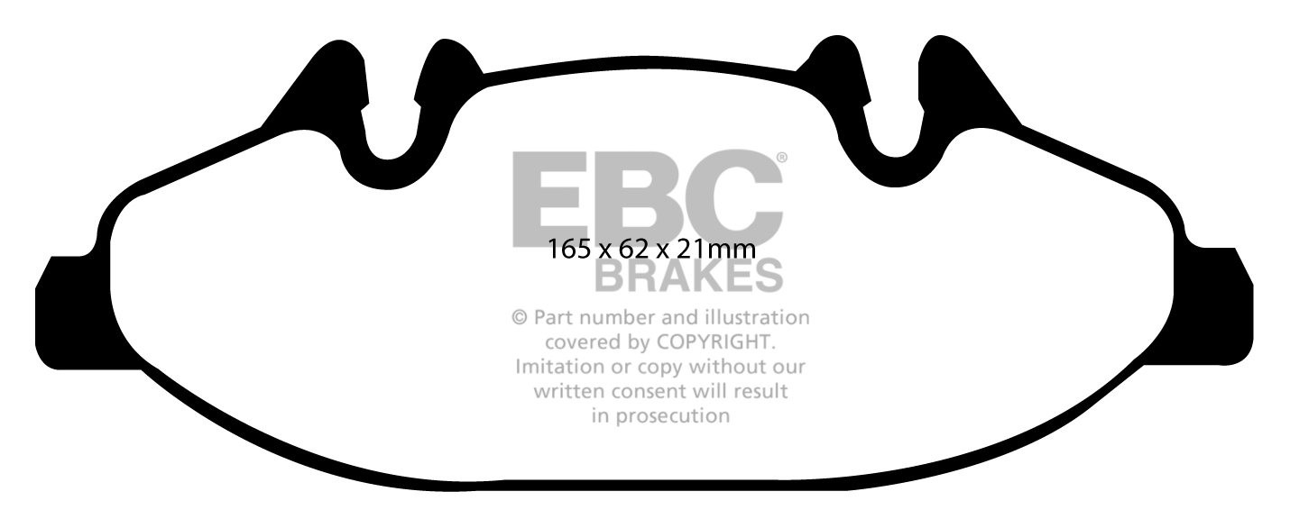 EBC Brakes MERCEDES BEDRIJFSWAGEN Vito 3.7 2004-2008 Remblokken