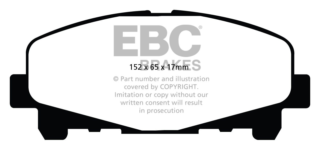EBC Brakes HONDA Accord 2.4 Sedan (CU2) 2008-.. Remblokken voorz