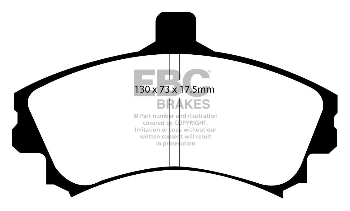 EBC Brakes SMART Forfour 1.5 D (95) 2004-2006 Remblokken voorzij