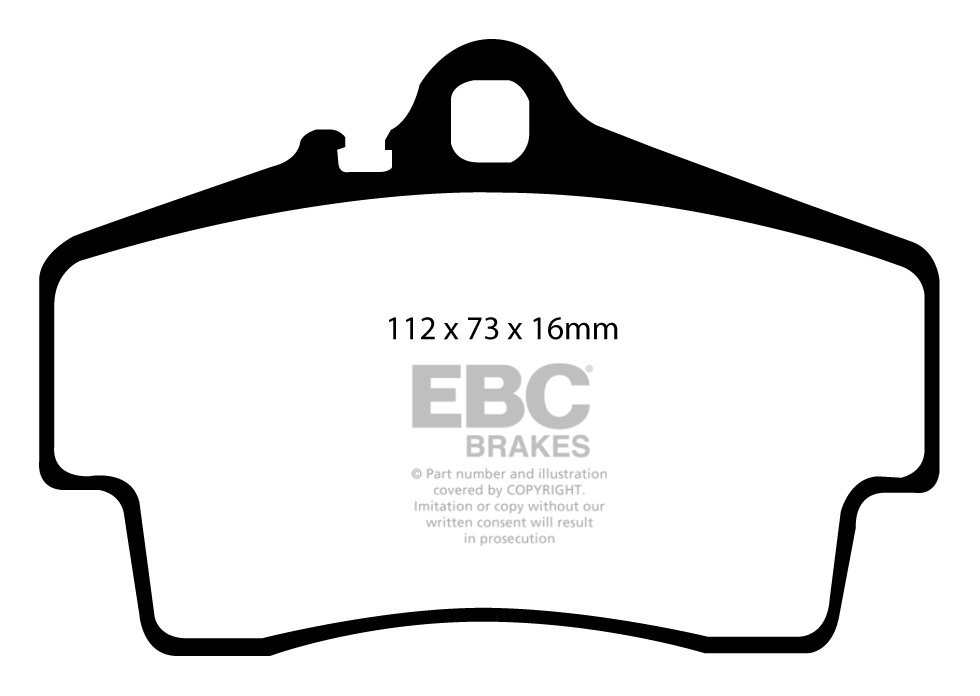 EBC Brakes PORSCHE Boxster (Cast Iron Discs only) 2.7 99-2004 Re
