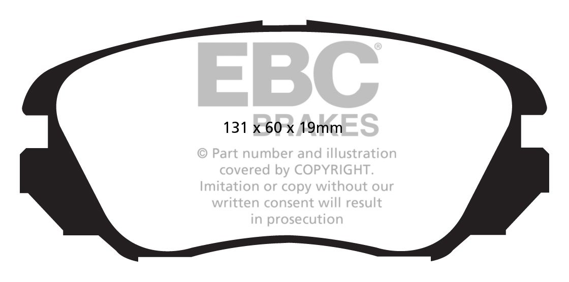 EBC Brakes VAUXHALL (OPEL) Insignia 2.0 TD (160) 2008-.. Remblok