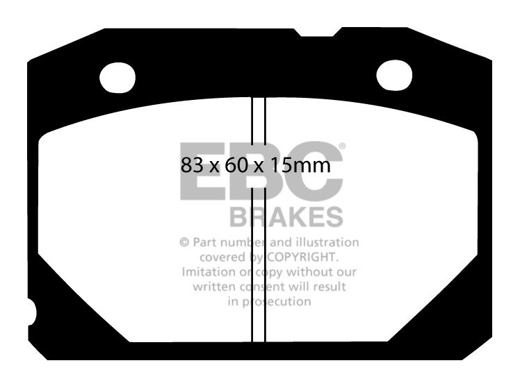 EBC Brakes LADA 1500 1.5 75-82 Remblokken voorzijde