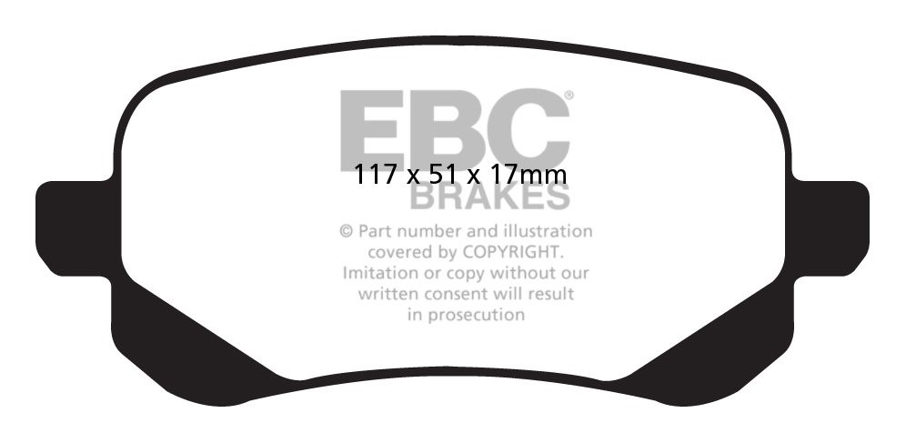 EBC Brakes CHRYSLER (USA) Grand Voyager 2.8 TD 2008-.. Remblokke