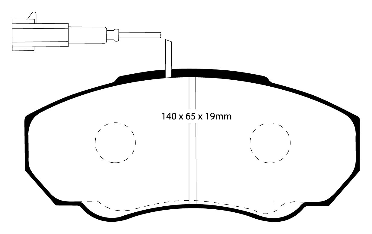 EBC Brakes PEUGEOT BEDRIJFSWAGEN Boxer 2.0 TD 2001-2006 Remblokk