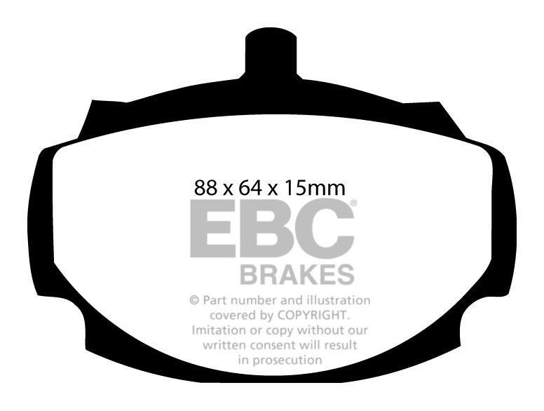 EBC Brakes BMW 316 1.6 (E36) 91-2000 Remblokken achterzijde