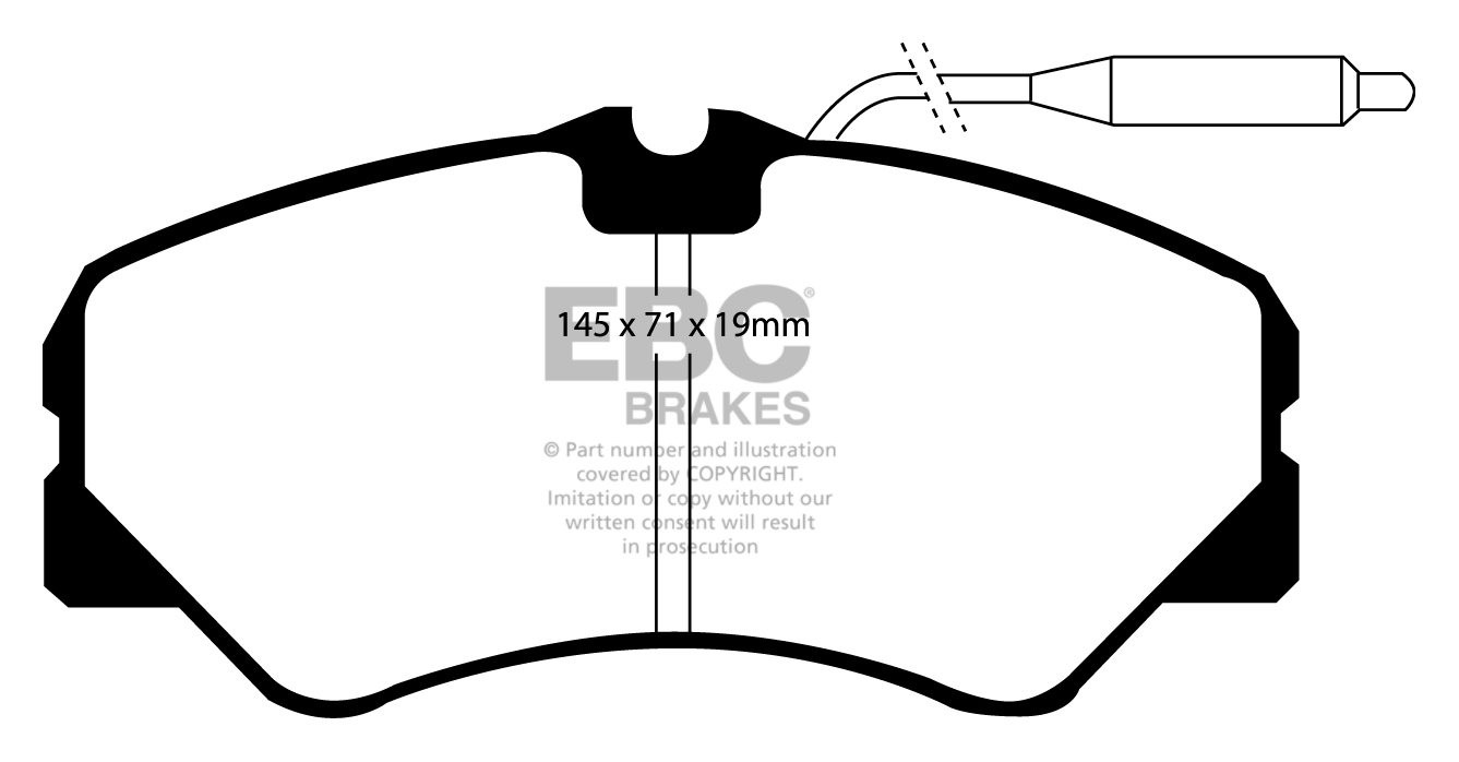 EBC Brakes FIAT BEDRIJFSWAGEN Ducato Maxi 2.4 TD 88-94 Remblokke
