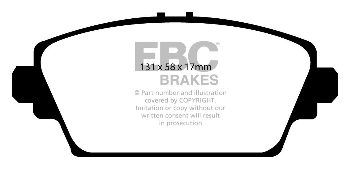 EBC Brakes HONDA Accord Type-V 2.0 99-2003 Remblokken voorzijde
