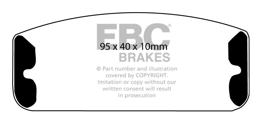 EBC Brakes RENAULT Alpine 1.6 (A110) 69-70 Remblokken voorzijde
