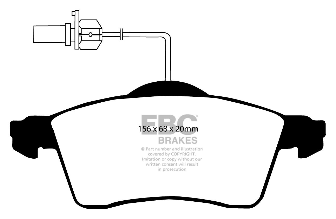 EBC Brakes VW BEDRIJFSWAGEN Transporter (Kombi)/Camper Van 2.5 (