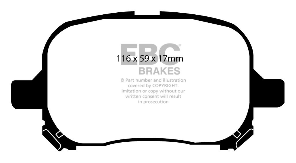 EBC Brakes TOYOTA Camry 3.0 (MCV20R) 96-99 Remblokken voorzijde