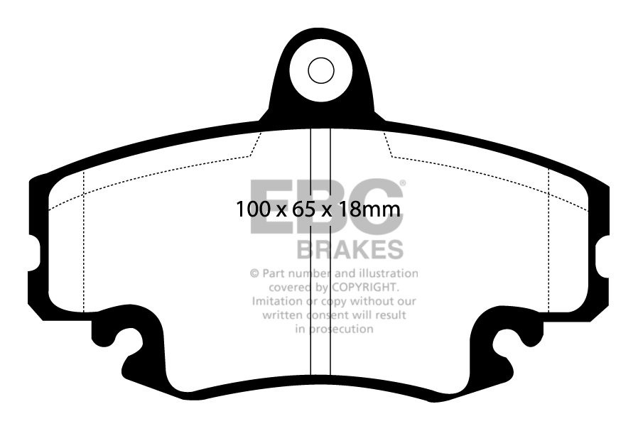 EBC Brakes RENAULT BEDRIJFSWAGEN Clio Van 1.5 D 2001-.. Remblokk