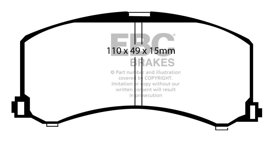 EBC Brakes OPEL Ascona 1.7 70-74 Remblokken voorzijde