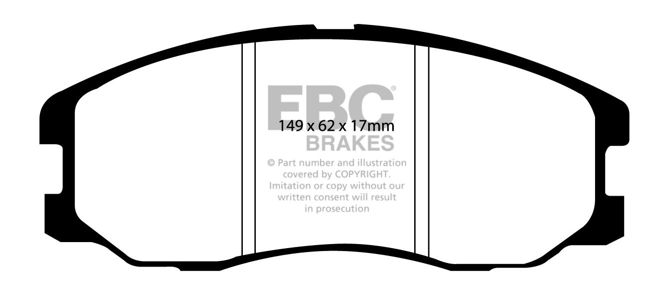 EBC Brakes ALFA ROMEO Alfa 90 2.4 TD 84-87 Remblokken voorzijde