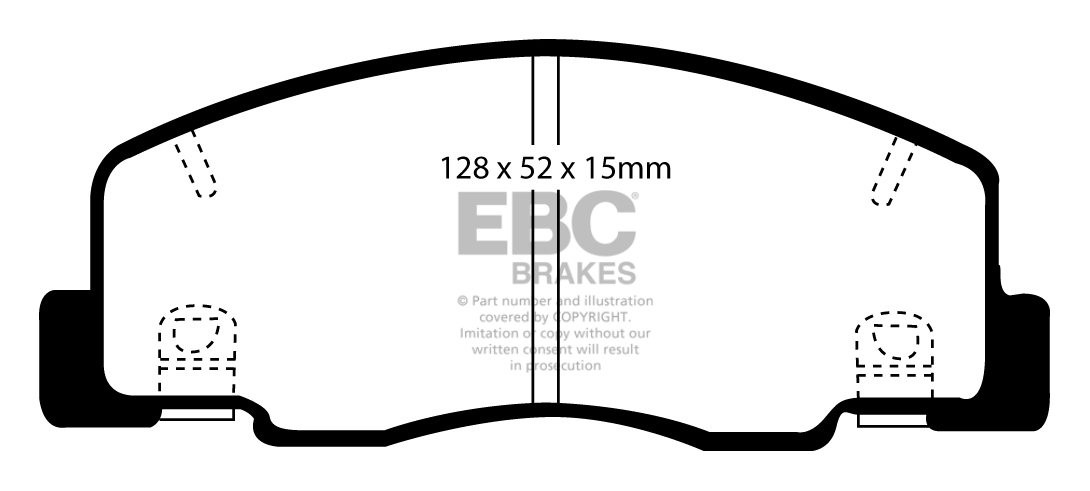 EBC Brakes TOYOTA Previa 2.4 97-2000 Remblokken voorzijde