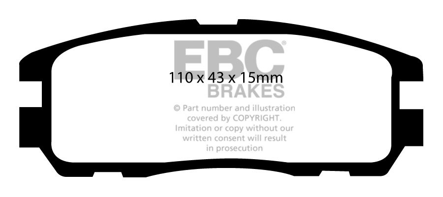 EBC Brakes VAUXHALL (OPEL) Frontera 2.2 TD 98-2004 Remblokken ac