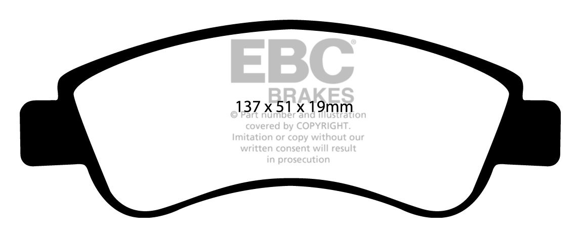 EBC Brakes CITROEN Berlingo Multispace 2.0 D 2002-2005 Remblokke