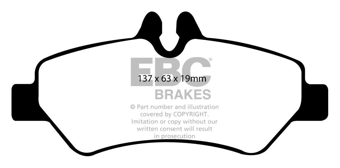 EBC Brakes MERCEDES BEDRIJFSWAGEN Sprinter 313D 2.1 TD 2006-.. R