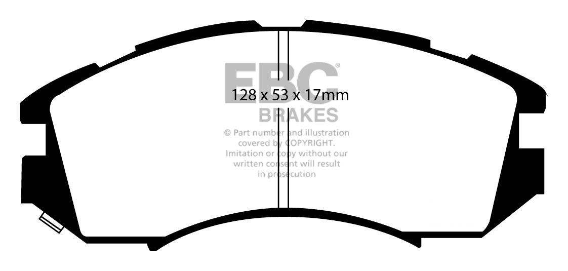 EBC Brakes SUBARU Legacy 2.2 (BD7) 94-96 Remblokken voorzijde