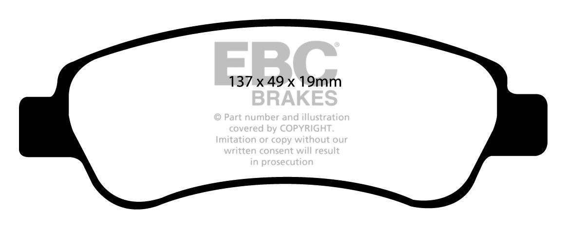 EBC Brakes OPEL Ascona 1.6 75-78 Remblokken voorzijde