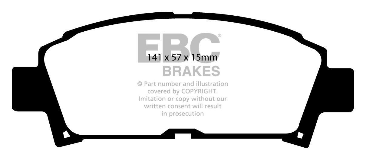 EBC Brakes TOYOTA MR2 2.0 Turbo (Import) 92-2000 Remblokken voor