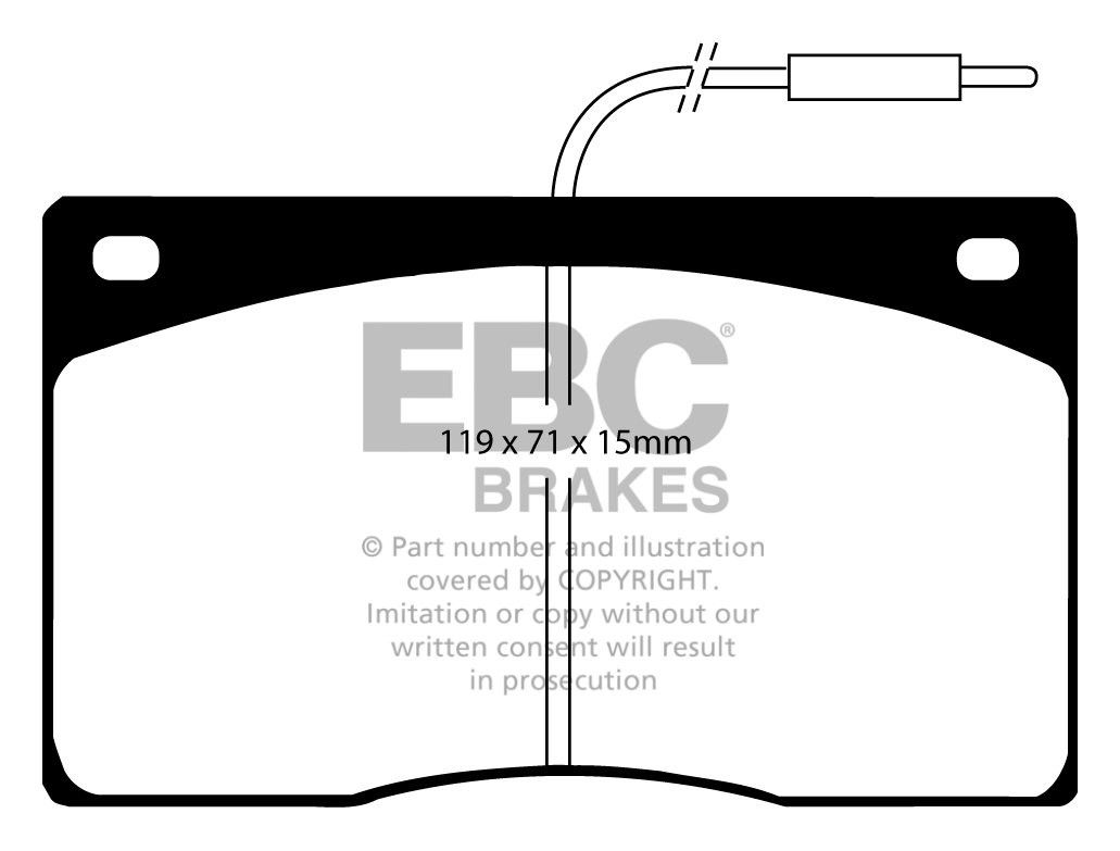 EBC Brakes RENAULT BEDRIJFSWAGEN Master 2.0 86-94 Remblokken voo