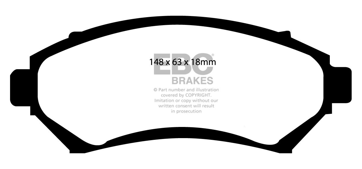 EBC Brakes OPEL Sintra 3.0 96-2000 Remblokken voorzijde