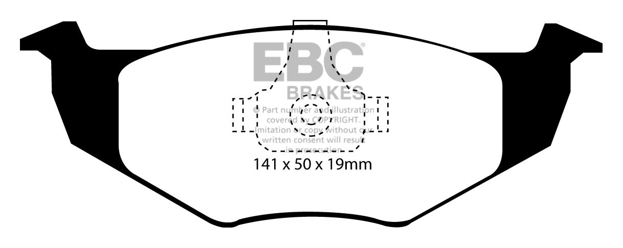 EBC Brakes VW Vento 1.8 92-99 Remblokken voorzijde