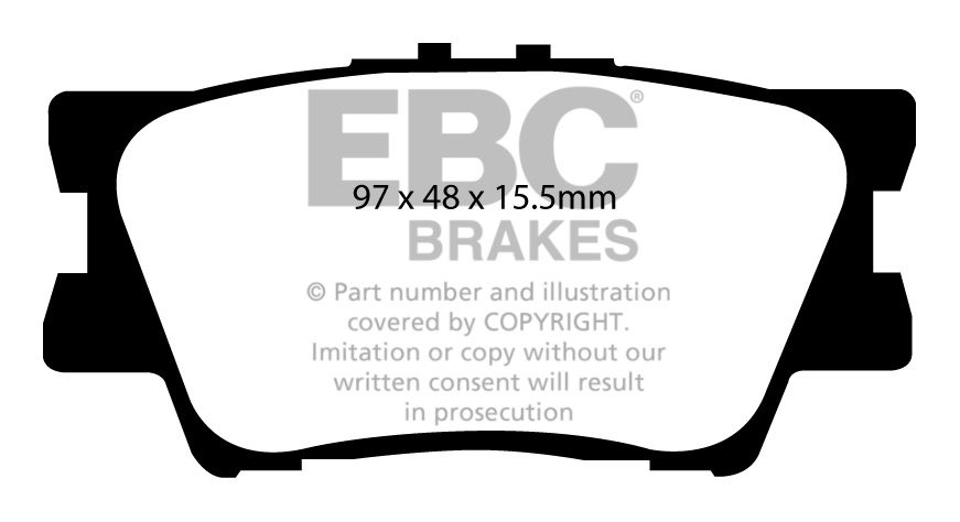EBC Brakes FORD Consul 2.5 72-75 Remblokken voorzijde