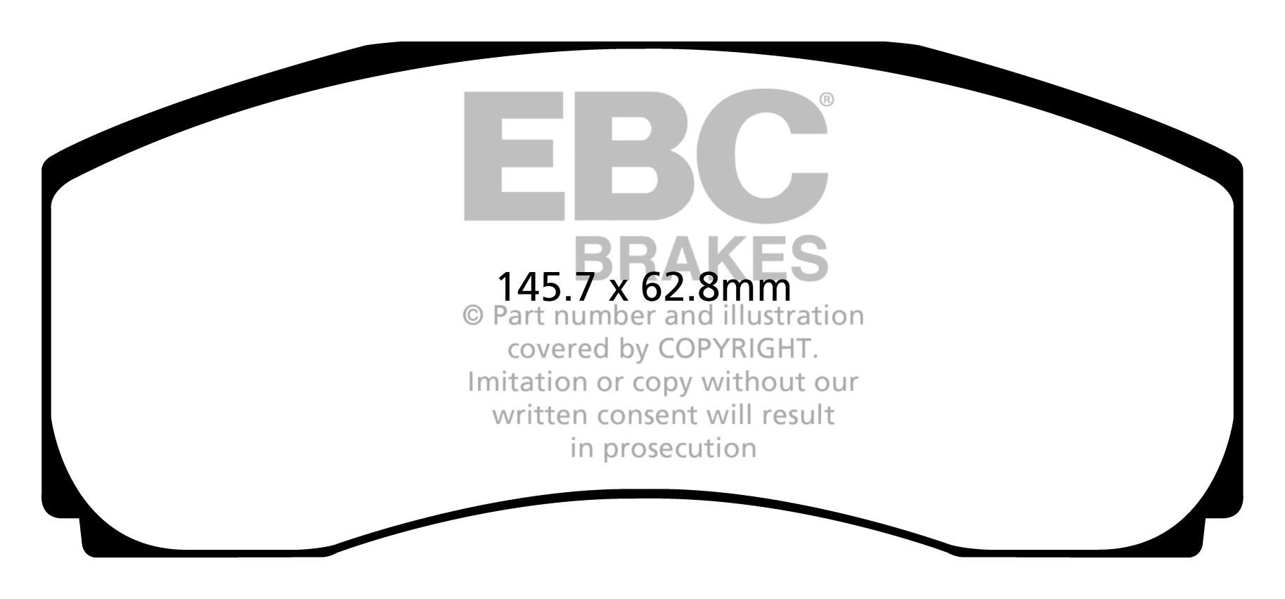 EBC Brakes BMW X3 3.0 (28)(F25) 2010-.. Remblokken achterzijde