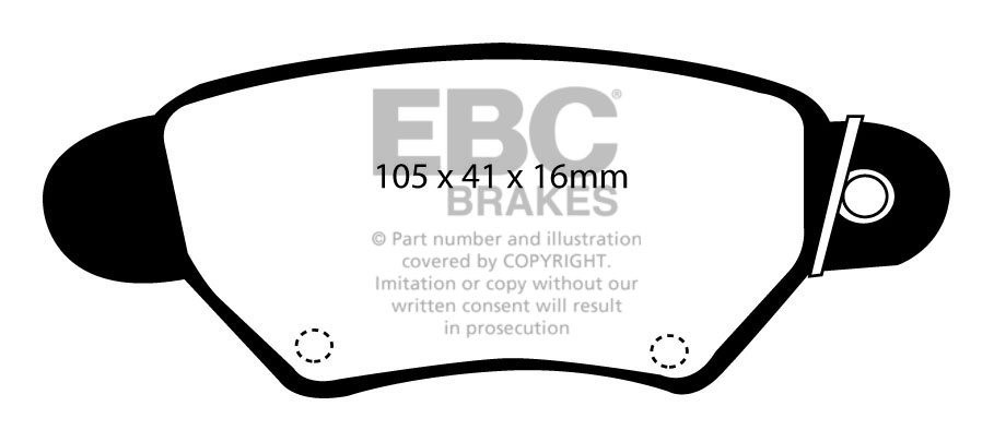 EBC Brakes VAUXHALL (OPEL) Astra Cabriolet 1.8 2000-2004 Remblok