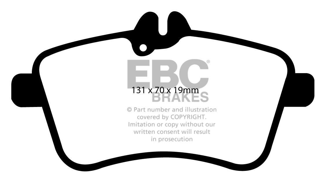 EBC Brakes MERCEDES B-Class (W245) B200 (2.0) 2005-.. Remblokken