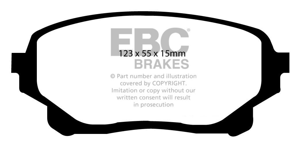 EBC Brakes SUZUKI Grand Vitara 2.0 TD (TX83) 2003-2006 Remblokke