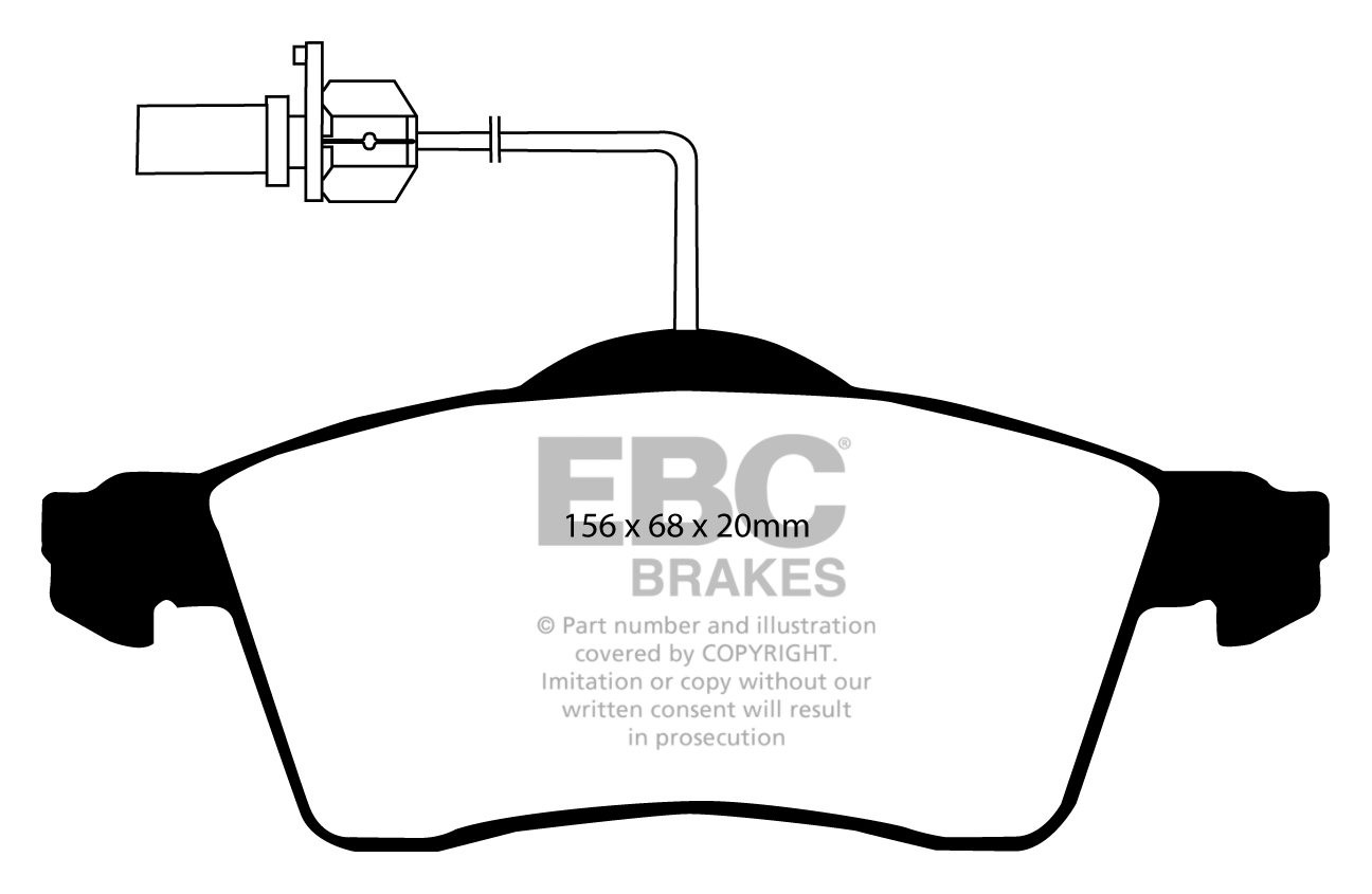 EBC Brakes VW BEDRIJFSWAGEN Transporter (Kombi)/Camper Van 2.5 T
