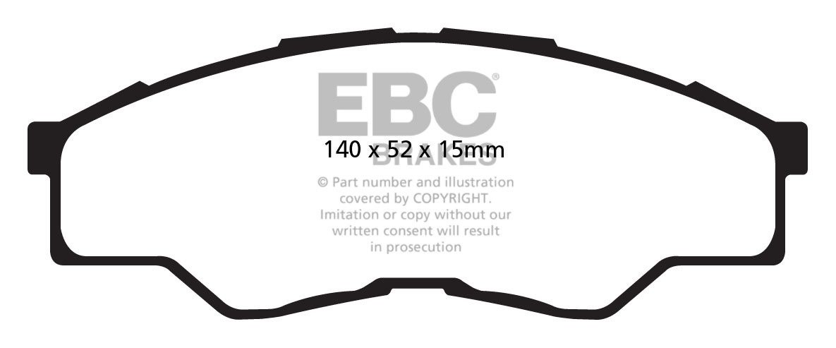 EBC Brakes TOYOTA BEDRIJFSWAGEN Hi-Lux 2.5 TD (102) 4WD LWB 2005