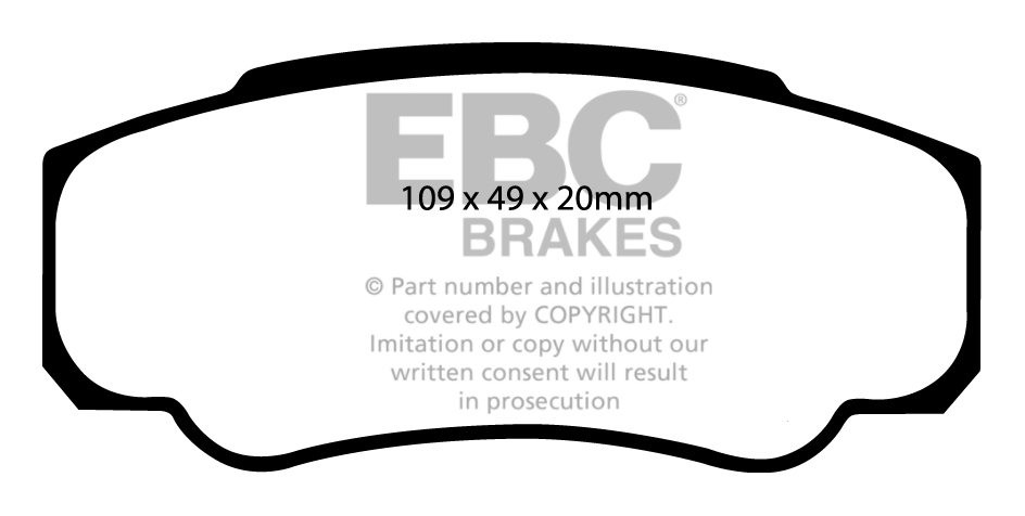 EBC Brakes FIAT BEDRIJFSWAGEN Ducato 2.8 TD 2001-2006 Remblokken
