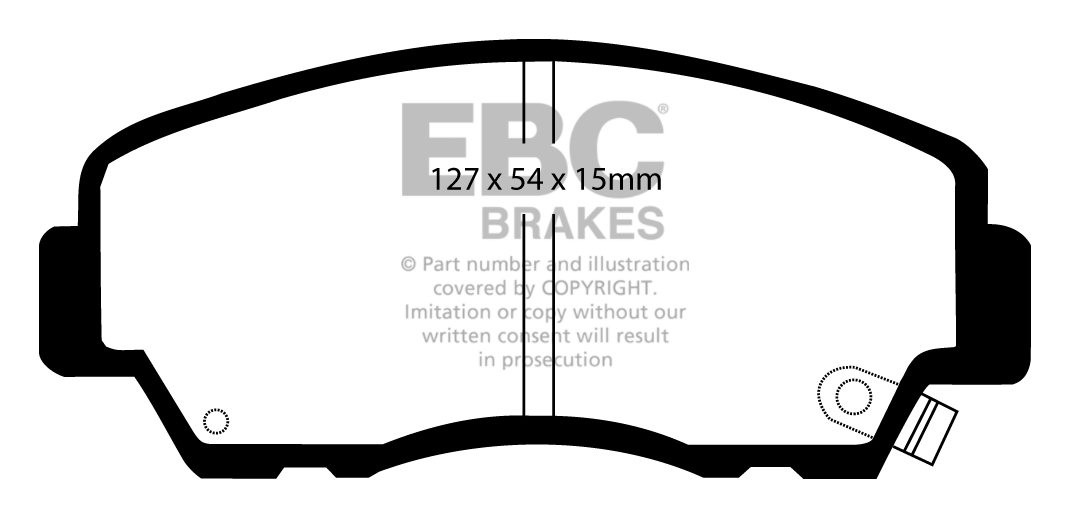 EBC Brakes Mazda BEDRIJFSWAGEN Pick Up B2.0 85-96 Remblokken voo