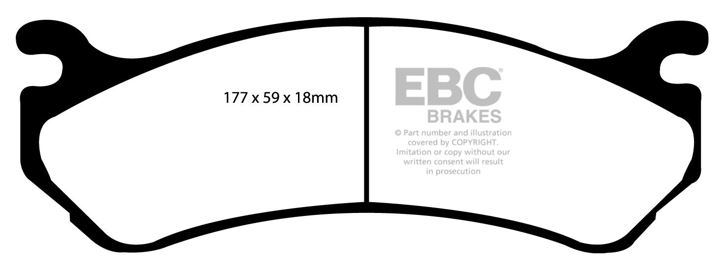 EBC Brakes GMC Yukon/Yukon Denali 6.0 (2500) 2008-.. Remblokken