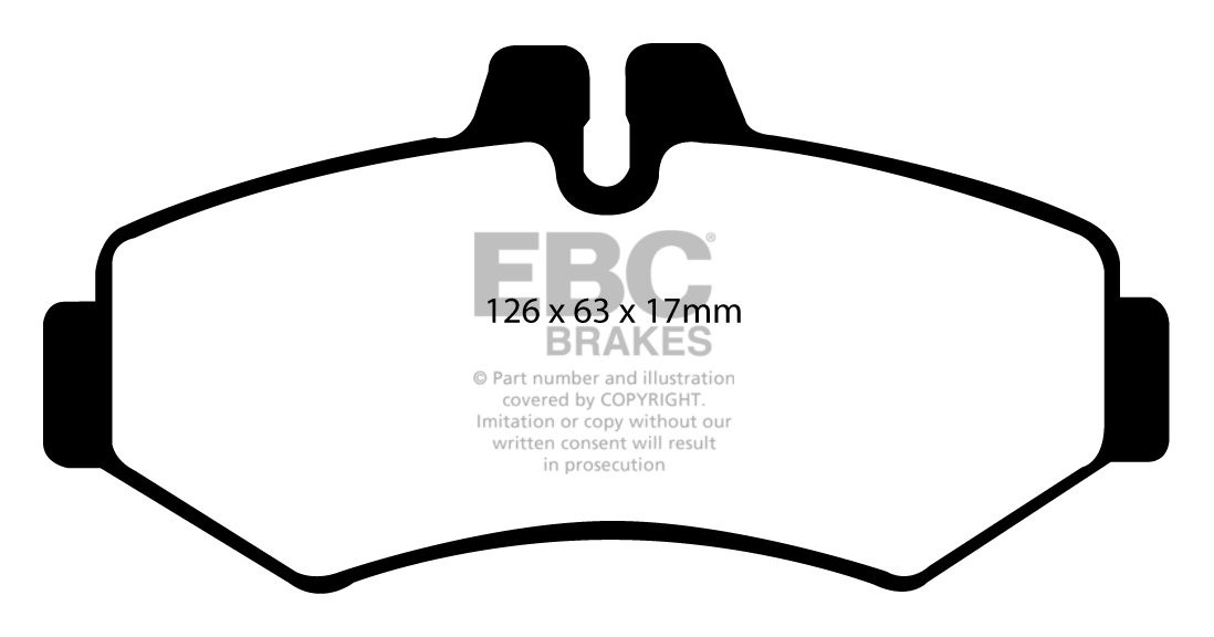 EBC Brakes MERCEDES G-Wagon (W463) G320 97-.. Remblokken achterz