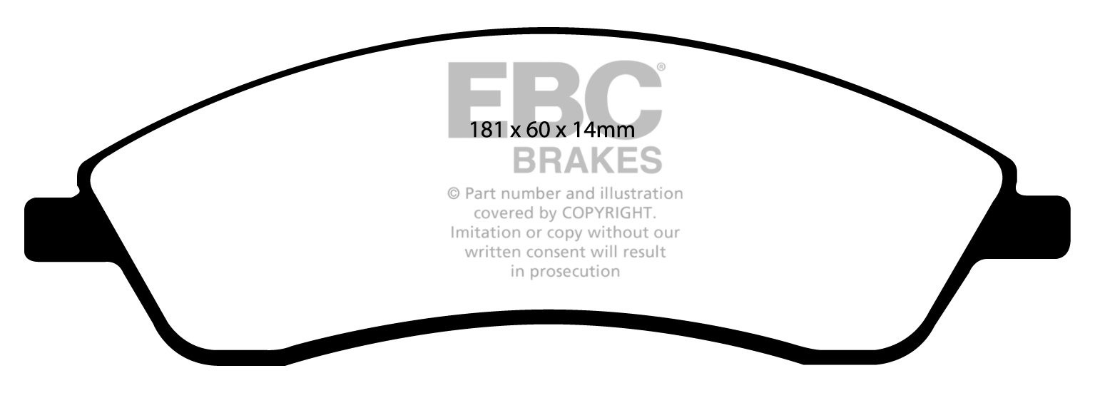 EBC Brakes CADILLAC CTS 2.8 (Performance Package) 2006-2007 Remb