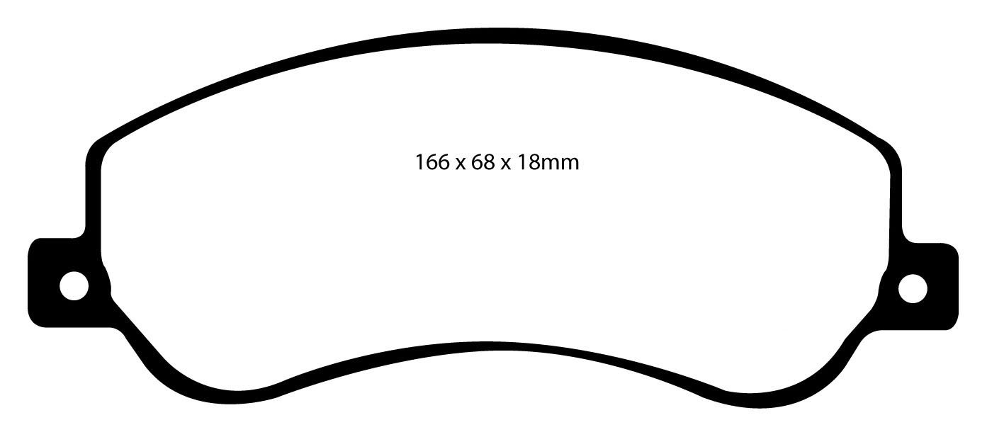 EBC Brakes FORD BEDRIJFSWAGEN Transit 430 2006-.. Remblokken voo
