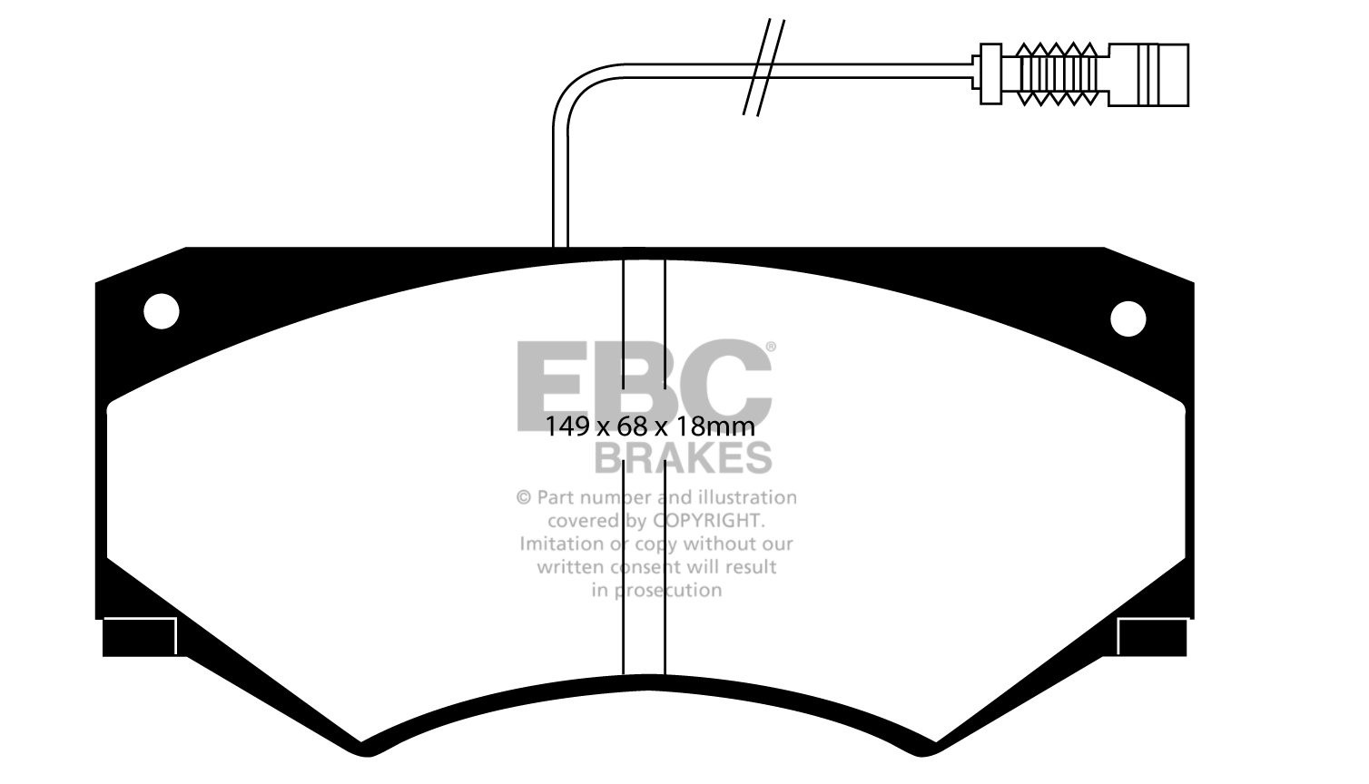 EBC Brakes MERCEDES G-Wagon (W463) G270 D 2001-.. Remblokken voo