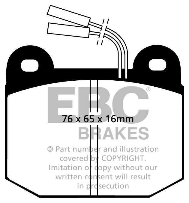EBC Brakes ALFA ROMEO Alfa 90 2.0 84-87 Remblokken voorzijde