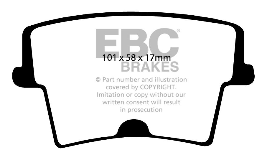 EBC Brakes CHRYSLER (USA) 300C 3.5 2004-2011 Remblokken achterzi
