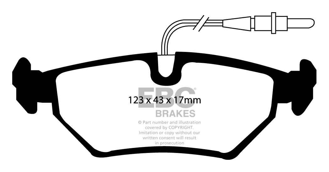EBC Brakes CITROEN Synergie/Evasion 2.1 TD 96-2000 Remblokken ac